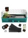 Vsell24 Aquarium Turtle Tank kit Includes Accessories with Water Filter High Anti-Escape Fence and Large Space Turtle Habitat Starter Terrarium For Baby Turtles Large(45X22X20Cm)