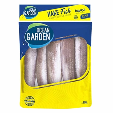 Ocean Garden Headless And Tail Off Hake Fish 800g