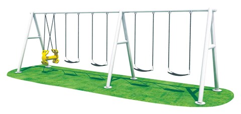 RBWTOYS New Outdoor Swing Series  with Premium Metal, Playset for Kids.  RW-13112.  520x160x250cm.