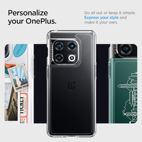 Spigen Ultra Hybrid designed for OnePlus 10 PRO case cover - Crystal Clear