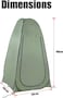 Outdoor Changing Clothes Shower Tent Camp Toilet Pop-up Room Privacy Shelter Multi-use