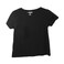 Ladies Basic Solid Short Sleeve Tshirt Black Free Size