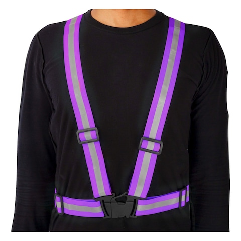 Spartan Reflective Vest Purple