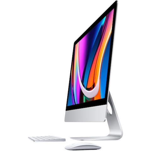 Apple iMac Retina 5K 27-Inch -3.3GHz Intel Core i5 6-Core, 8GB Ram, 512GB SSD, Radeon Pro 5300 4GB Graphics, Silver, English Keyboard