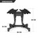 YALLA HomeGym Dumbbell Stand Rack Weight Rack Storage Stand with Wheels Suitable for 24KG/40KG Adjustable Dumbbells