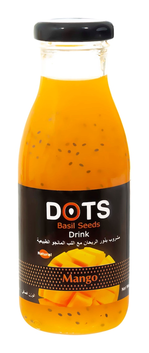 Dots Basil Seed Drink With Mango - 280 ml