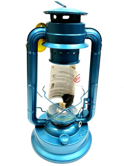 Generic Hurricane Oil Lantern Fanoos - Blue