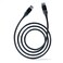 USB C Cable 2M Braided PD Fast Charging USB Type C to USB Type C, Compatible with MacBook Air, iPad Pro, Samsung S23 Plus Ultra, Huawei, OnePlus, Vivo - Black