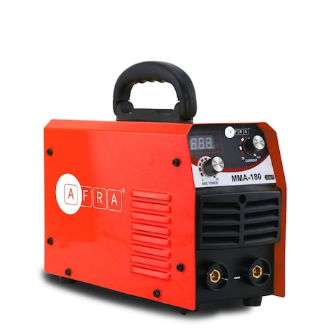 AFRA Inverter Welder, 240 V, 180A Maximum, Anti-Stick, Anti-Force, Hot Start, Over-Voltage And Over-Current Protection, Accessories Included, Model AFT-0180WMRD, 1 Year Warranty