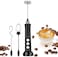 Doreen Milk Frother 3 Spring Whisk Heads, Electric Handheld Foam Maker 3 Speeds Egg Beater Drink Mixer, USB Rechargeable Mini Blender for Coffee Latte Cappuccino Hot Chocolate