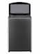 إل جي غسالة تحميل علوي -17 كغ - أسود (غير شامل التركيب)