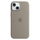 Apple Silicone Case Cover With MagSafe For iPhone 15 Clay