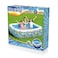 Bestway Happy Flora Family Pool &lrm;54120 Multicolour 229x152x56cm
