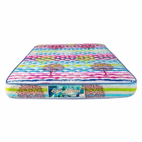 Bobmil Lala Salama Supreme Medium Duty Quilted With Tape Edge Foam Mattress  3Ft X 6Ft X 8 Inches