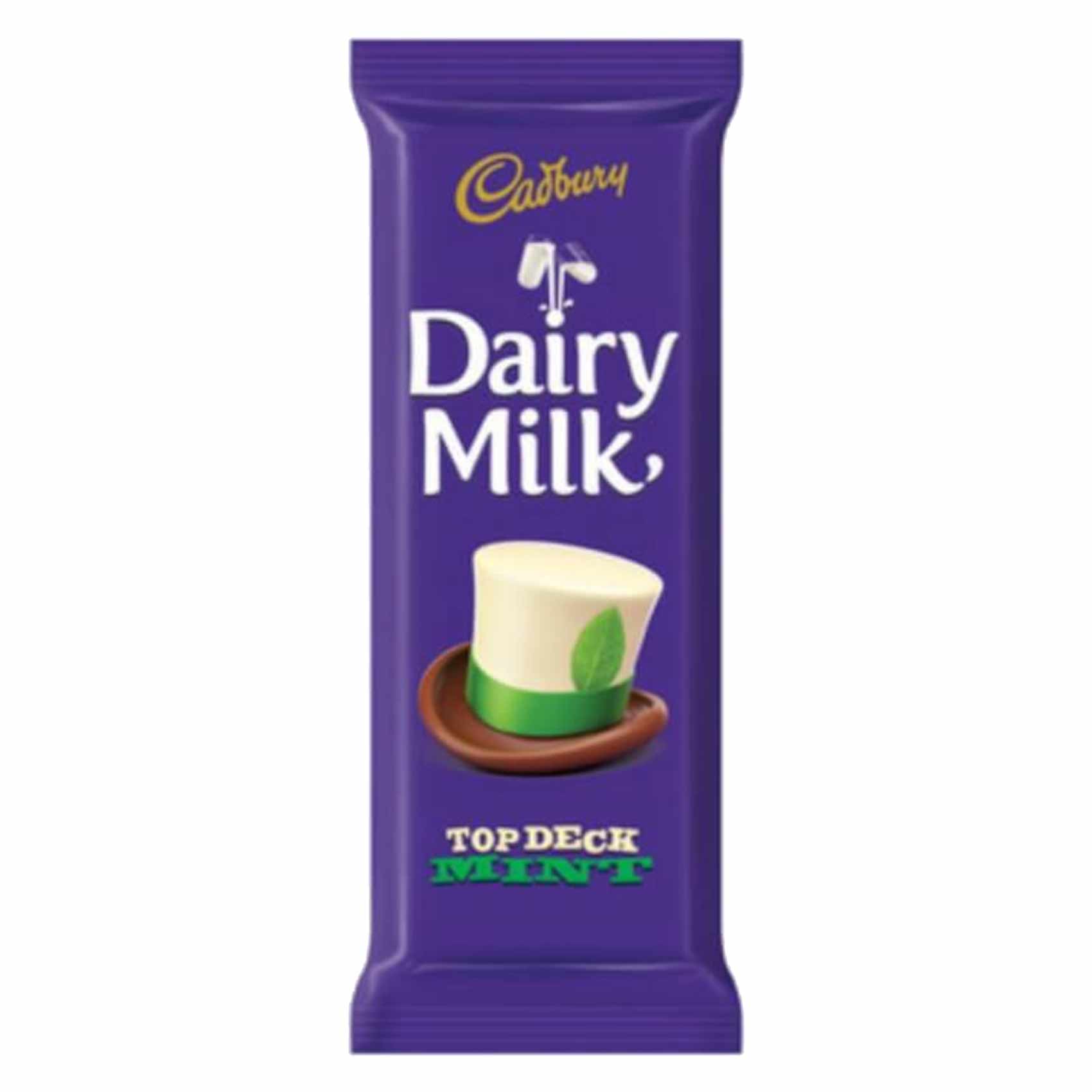 Cadbury Dairy Milk Top Deck With Mint Chocolate 80g