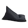 In House Ilkay Velvet Bean Bag Chair - Large - Dark Grey