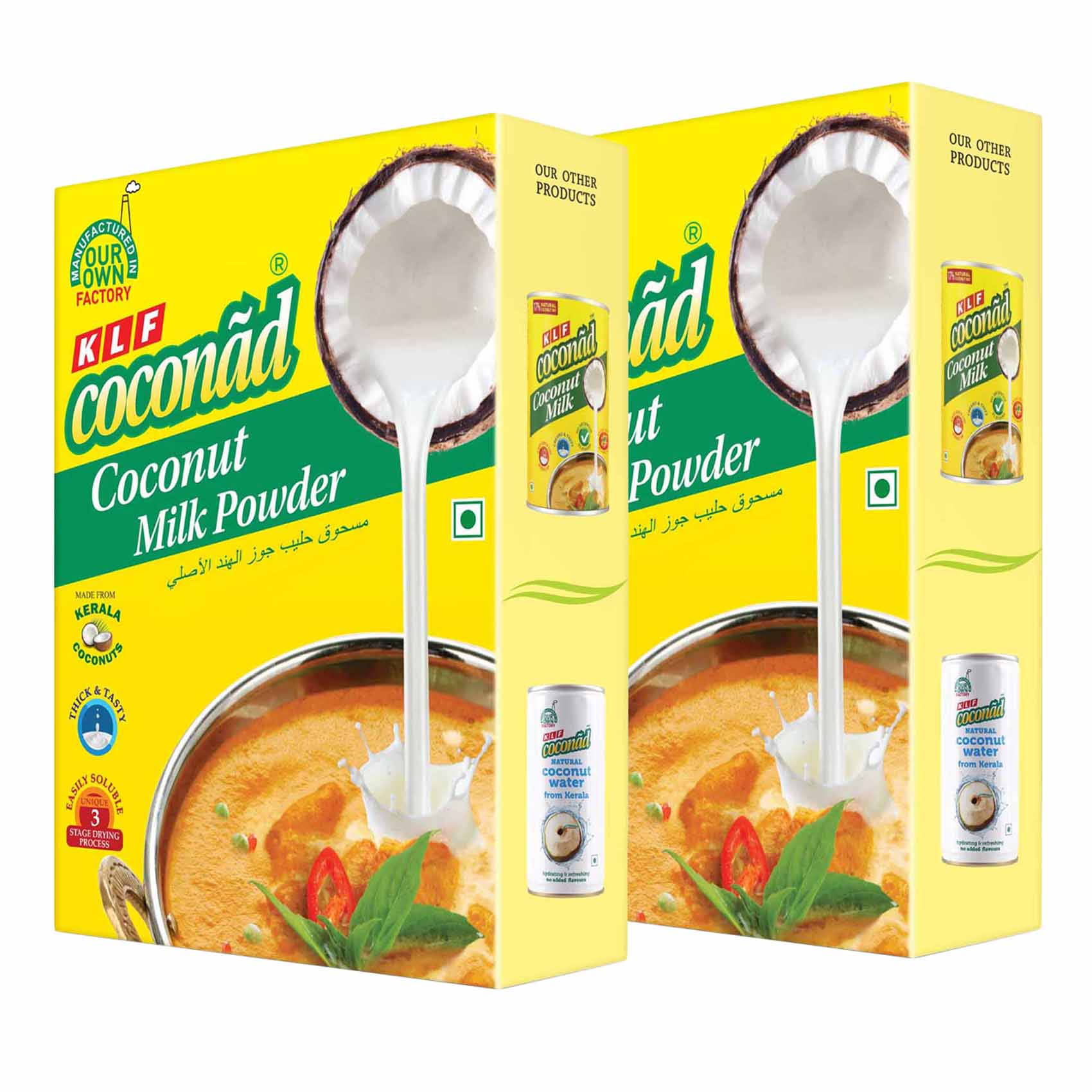 Buy KLF Coconad Coconut Milk Powder, 300g Pack of 2 Online | Carrefour UAE