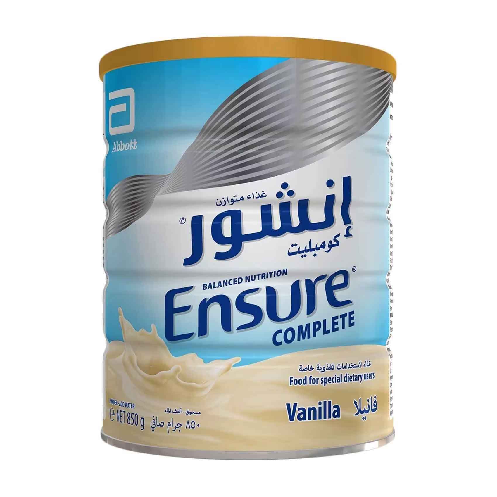 Ensure Complete Vanilla Milk Powder 850g