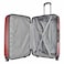 VIP Lisbon 4 Wheel Hard Casing Luggage 22x38x55cm Red