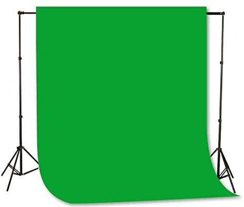 Coopic 2X2m Background Stand With 1.5X3m Green Backdrop Lighting Photography Kit