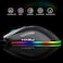 HXSJ J900 USB Wired Gaming Mouse RGB Gaming Mouse with Six Adjustable DPI Ergonomic Design for Desktop Laptop Black