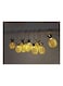 Generic - 10 Led Pineapple Style String Light Yellow 1.5Meter