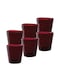 Centique Double Rock Ruby Red 345Ml Set Set Of 6