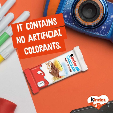Kinder Chocolate with Cereals, Multi Pack, 9 Bars, 211.5g