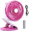 Dlc Usb Mini Fan, Clip On Desk Rechargeable Fan, Dlc-31025