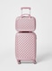 Partner 2-Piece Cabin Luggage Trolley And Beauty Case Set, Light Pink