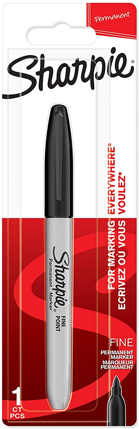 Buy Generic Sharpie Permanent Marker, Fine Point, Black, 1 Count Online ...