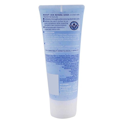 Nivea Skin Refining Scrub Face 75Ml