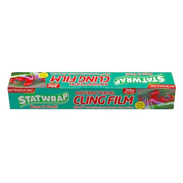 Statwrap Antibacterial Cling Film 30cmx30m