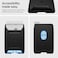 Spigen Rugged Armor (MagFit) Magnetic Wallet Card Holder [3 Cards] designed for MagSafe Compatible with iPhone 15 iPhone 14 iPhone 13 and iPhone 12 Models - Matte Black