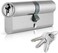 ABBASALI DOOR CYLINDER WITH 3 KEY USED IN WOODEN &amp; ALUMINIUM DOORS HEAVY DUTY &amp; 3 MONTHS REPLACEMENT GUARANTEE (60 mm)