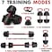 ULTIMAX- Adjustable 7 in 1 Dumbbell Set, Free Weights Dumbbells Set with Connecting Rod Used as Barbell, Kettlebell and Push-ups, Weightlifting Fitness for Home/Office-15Kg