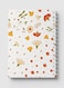 Lowha Spiral Notebook With 60 Sheets And Hard Paper Covers With Flowers &amp; Berries Design, For Jotting Notes And Reminders, For Work, University, School
