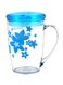 ROYALFORD Acrylic Cup with Lid 350ml - [RF5656] Blue