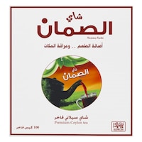 الصمان أكياس شاي أبيض سيلاني فاخر 100 حبة