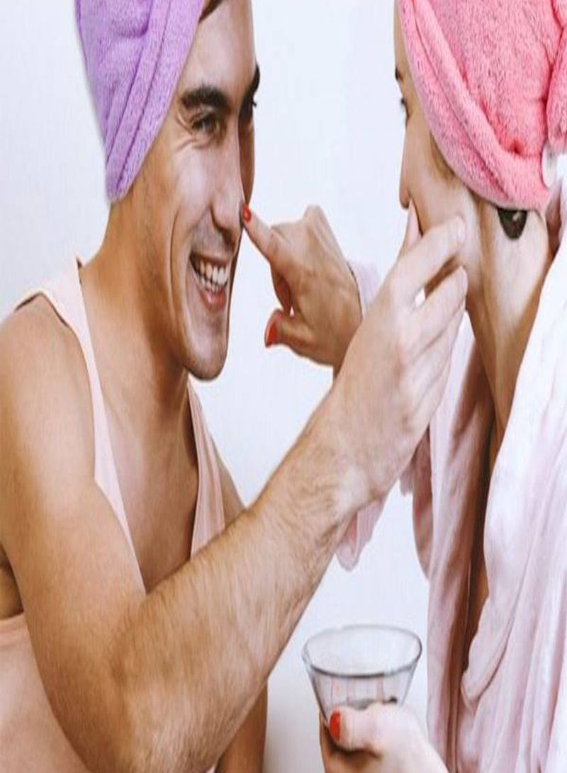 Generic 2-Piece Hair Drying Towel Set Pink/Purple