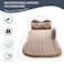 Generic-Dark blue Portable Car Mattress Foldable Cushion Air Bed Inflatable Mattress Car Bed with Air-Pump Camping Travel Mattress