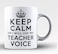 Giftex-Keep Calm And Teacher Voice Mug