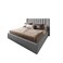 In House Palermo Velvet Bed Frame - Queen - 200x150 cm - Gray
