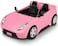 Aokesi Convertible Car, Pink Doll Vehicle With Working Seat Belts Dolls Toy Car For Accessories Set Great Gift Girls
