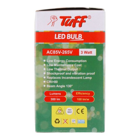 Tuff Led Bulb 3 Watt