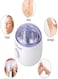 Electric Professional Wax Heater With Hard Wax Bean And Spatula White/Purple 500ml