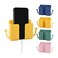Wall Mount Phone Holder Stand Multi Purpose Phone Charging Dock With Adhesive Sticker Yellow