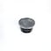 COSMOPLAST MICROWAVE CONTAINER ROUND BLACK WITH LID 450ML 50PCS
