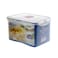 Lock &amp; Lock Classic Rectangular Food Container Clear/Blue 4.5L