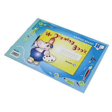 KARTASI DRAWING BOOK A4 20 PAGES